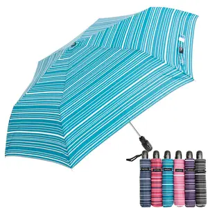 바람 비를 위한 방풍 포켓 강한 소형 Oem 태양 UV 우산