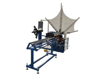 Machine de formage de conduits spirale à ailettes, à commande PLC automatique, à économie d'énergie, avec moteur, pour la production de conduits de ventilation