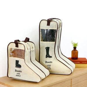 Travel Shoe Storage Bag Fabric Short <b>Boot</b> Storage Bag Organizer <b>Boot</b> Protector Dustproof <b>Boot</b> Covers - Product Image 3