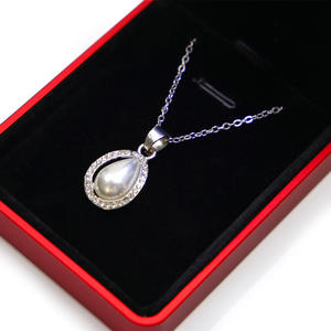 Scatola di gioielli con fornitura diretta di fabbrica ultima scatola di anello di fidanzamento nero con Logo personalizzato a Led - Product Image 4