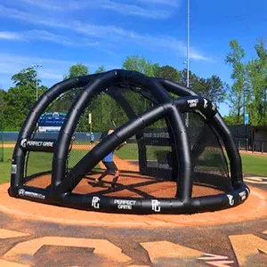 Xách tay bóng chày backstop Inflatable batting lồng với Net