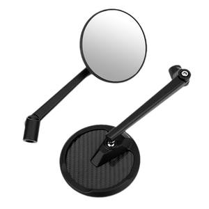 Accessoires pour motos, rétroviseur réfléchissant pour moto, rétroviseur en fibre de carbone pour scooter électrique, rétroviseur universel - Product Image 6