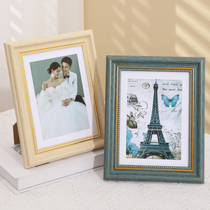 Giá Rẻ Giá trang trí cổ điển nhựa khung ảnh kích thước tùy chỉnh cổ điển khung ảnh 5x7 11x14 8x10 màu xanh <span class=keywords><strong>PS</strong></span> hình ảnh khung - Product Image 2
