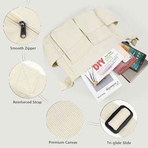 Canvas Tote Bag Wholesale Large Capacity Color Fashionable Shoulder Bag Shopping Handbag for Women Daily Use - Product Image 2