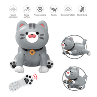 Chaton robot interactif pour enfants avec musique dansante, réponse tactile, télécommande infrarouge, jouet robot chat programmable