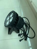 Lampu Sorot LED COB Tahan Air IP65 4X50W Daya Tinggi RGBW CRI80 DMX4/8 Dapat Diredupkan Pencahayaan Panggung Dukungan OEM