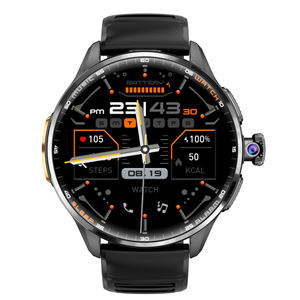 Reloj Táctico DF M100 OEM con Ranura para Tarjeta SIM 4G, Pantalla AMOLED Grande, Esfera Redonda, NFC, GPS, Brújula, para Hombres de Negocios - Product Image 4