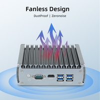 I3 1125G4 i5 1135G7 DDR4 M.2 6 I225 Ethernet lan Mini PC sans ventilateur Ordinateur Ubuntu Firewall Routeur souple