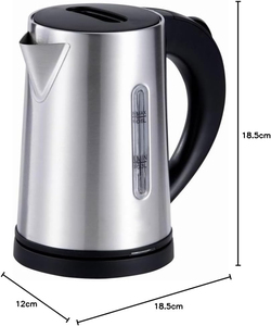 Nouvelle Arrivée Bouilloire Électrique Sans Fil en Acier Inoxydable, Protection Contre la Surchauffe et la Cuisson à Sec, Design Froid au Toucher, Pour la Maison et la Cuisine - Product Image 2