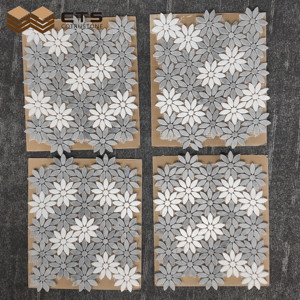 Đá Lát Sàn 3D Đá Hoa Thủy Tinh Sáng Tạo Tác Phẩm Nghệ Thuật Đá Trắng Marmore Carrara Piso Khảm Đá Cẩm Thạch Rời - Product Image 6