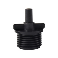 Buse de micro-pulvérisation filetée à extrémité plate 6mm 6.5mm 7.5mm, accessoire d'irrigation goutte à goutte pour serre et verger
