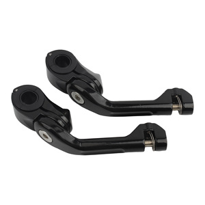 Reposapiés Delantero para Motocicleta Zuqing, de Aleación de Aluminio Cromado, para Harley Davidson Glide Road King, Soporte Modificado para Reposapiés - Product Image 4