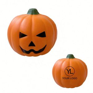 Pelota Antiestrés de Espuma PU con Forma de Calabaza de Halloween, Personalizable con Logotipo, para Promociones de Eventos - Product Image 1