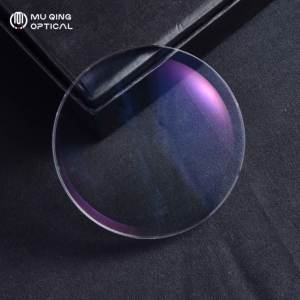 China Fabricação 1.56 <span class=keywords><strong>HMC</strong></span> Blue Cut Optical <span class=keywords><strong>Lens</strong></span> UV420 Azul Bloco Resina óculos lentes com revestimento AR atacado - Product Image 2