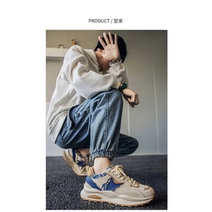 Chaussures de sport en mesh pour hommes, nouvelle collection, respirantes, légères et confortables, chaussures décontractées à lacets, chaussures élégantes pour hommes - Product Image 3