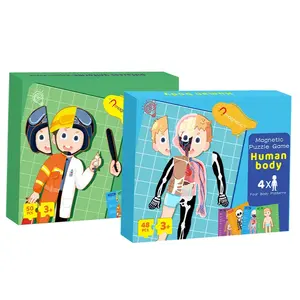 Activités de voyage personnalisées Jouets de voyage Casse-tête magnétiques préscolaires pour garçons et filles Enfants Papier PVC Écologique Shenzhen Personnalisé