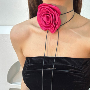 Женское элегантное колье с большим цветком - Product Image 4