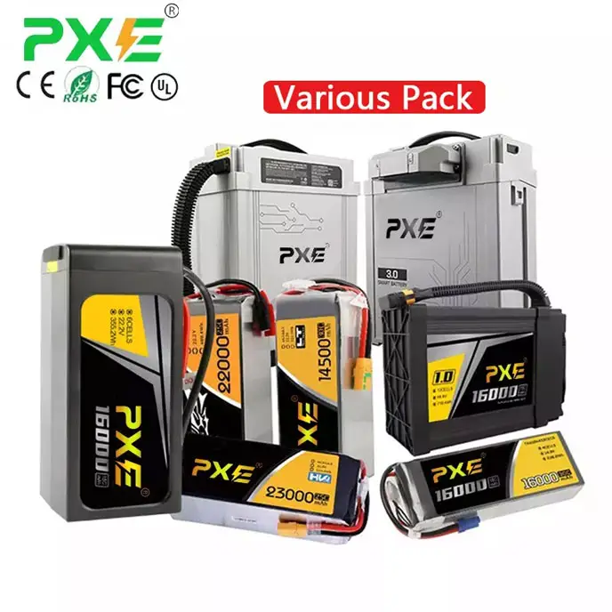 PXE Manufacturer Customized 12V 24V 36V 48V 72V Various Battery Packs / Deep Cycle Lifepo4 Lithium ion Batteries Pack