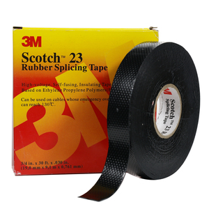 <span class=keywords><strong>3M</strong></span> 23 Rubber Splicing ruban isolant auto-adhésif #23 pvc rouleau de ruban électrique - Product Image 1