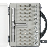 Jeu de tournevis à cliquet multifonctionnel 40-en-1 pour la maison, en acier S2 haute dureté, clé polyvalente, outils multi-usages transfrontaliers