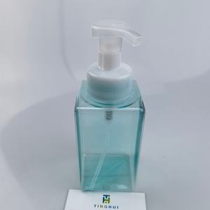 Oferta Especial: Botellas Vacías con Bomba de Espuma para Jabón Líquido, Plástico PETG de 450ml, Botella Espumadora Cuadrada en Colores Ámbar, Blanco, Rosa, Verde, Transparente y Azul - Product Image 4