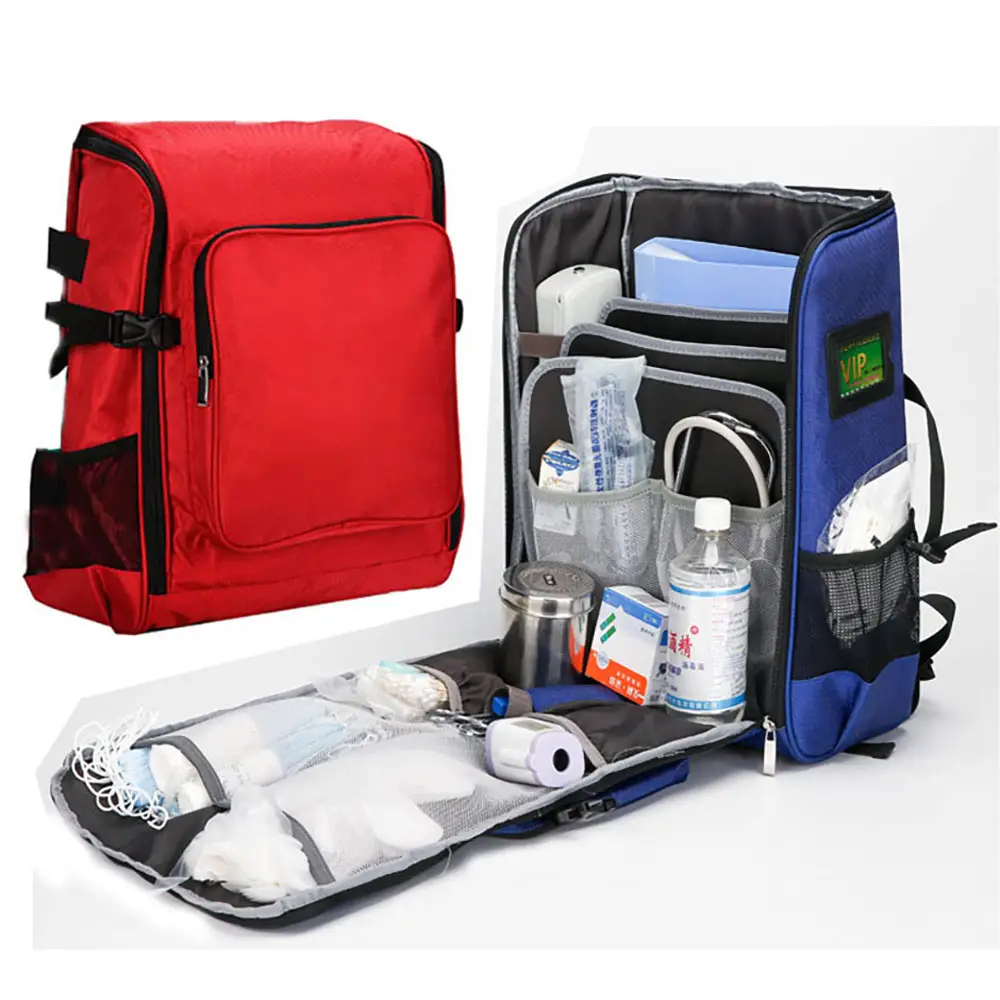 新しいスタイルの空の緊急医療バッグ応急処置キットバッグ防水地震サバイバルキットギア