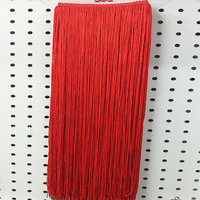 Franges en tissu à double couleur de 30 cm pour vêtements, accessoires vestimentaires et franges en rayonne pour la décoration des vêtements