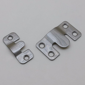 Hz Stainless Steel Mountain Shaped Hooks Silver Slip Hook For Picture <b>Frame</b> Furniture Connectors Modern Simple Design - Product Image 2