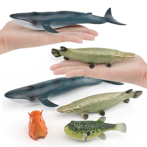 Modelo <span class=keywords><strong>de</strong></span> <span class=keywords><strong>Animales</strong></span> <span class=keywords><strong>Marinos</strong></span> Simulados: Ballena Azul, Cocodrilo, Gar, Gorrion, Anguila, Pez Puffer <span class=keywords><strong>de</strong></span> Río, Pulpo Dumbo, Juguete Decorativo <span class=keywords><strong>de</strong></span> PVC - Product Image 5