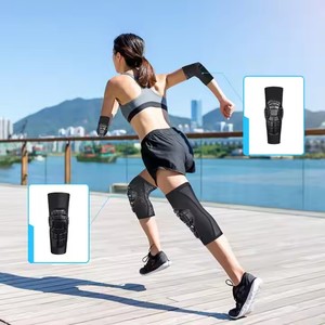 儿童膝盖和肘垫压缩套青少年轻质肘部支撑护膝装备 - Product Image 2