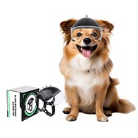 Casco de Seguridad para Perros con Gafas Integradas, Gorra de Motocicleta Estilo Punk, Protección para la Cabeza para Actividades al Aire Libre