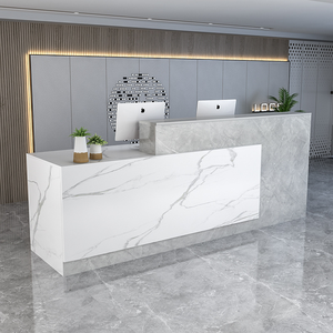 Bureau de réception d'entreprise minimaliste moderne, bureau de réception pour hôtel, <span class=keywords><strong>salon</strong></span> de beauté, bureau de réception pour lieu commercial - Product Image 1