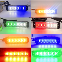 Nouvel ensemble de 6 feux latéraux LED haute puissance 3W, 36 motifs clignotants multicolores, pour camions et remorques, DC 12/24V, étanches