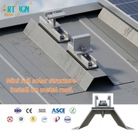 OEM ODM Maßgefertigtes Solar-Schienenloses Montagesystem Fabrik Hochwertige Aluminium-Solar-Minischiene für Metalldächer |   Kunstschild