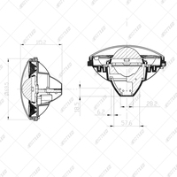 Nouveau modèle de phare LED rond de 7 pouces, faisceau haut et bas, DRL, phare pour voiture tout-terrain, 12 V, phare LED de 7 pouces