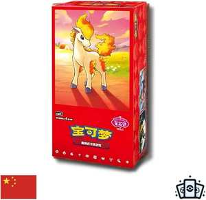 Boîte de boosters <span class=keywords><strong>Pokémon</strong></span> TCG Gem Pack Vol 4 en chinois simplifié pour le jeu de <span class=keywords><strong>cartes</strong></span> à collectionner et de combat, avec art Ponyta et toutes <span class=keywords><strong>les</strong></span> <span class=keywords><strong>cartes</strong></span> holographiques - Product Image 1