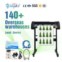 Plotter de Corte de Vinilo Yinghe 720J de 720 mm/24 Pulgadas a Precio Económico, Software Sighmaster, Interfaz de Puerto Serie, Máquina de Corte Inteligente, 220 V