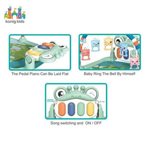 Konigキッズキック & プレイピアノジムライト & ミュージック付きベビーおもちゃベビーマットベビーアクティビティジムギムナシオパラベベ - Product Image 2