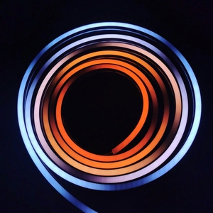 Commercio all'ingrosso di Smart Flessione Al Neon 24V Esterna 5050 RGB Indirizzabile con IC Impermeabile Al Neon <span class=keywords><strong>LED</strong></span> Flessibile Striscia