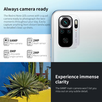 Teléfono Móvil Inteligente Xiaomi Redmi Note 10S Versión Global EEA 4G Barato 6+64 NFC Color Gris Ónix