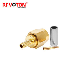 Directamente de fábrica Sma macho conector WTR100 Rg174 Rg316 LMR100 LMR Coaxial Cable coaxial Rf conector Rohs en Stock cobre - Product Image 3