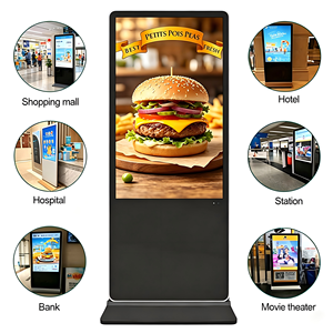 Pantalla LCD de Señalización Digital de 43 Pulgadas con Soporte de Piso, Precio de Fábrica, Pantalla Táctil, Uso en Interiores, CMS Basado en la Nube, Punto de Acceso WiFi, Antideslumbrante - Product Image 5