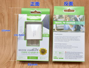 Gran oferta PD30W cargador rápido Puerto Dual 1 USB + 1 tipo C UE EE. UU. Reino Unido enchufe teléfono adaptador cargador para Iphone Samsung - Product Image 3