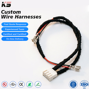 Harness Kabel Otomotif Kustom, Perakitan Kabel Listrik Mobil, Konektor Pin Terminal Lampu Depan Stereo Mesin - Product Image 1