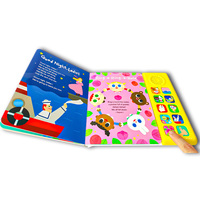Libros de audio para niños, libro de tablero, impresión personalizada, libro de sonido, juguetes educativos para bebés, libros para niños con sonidos