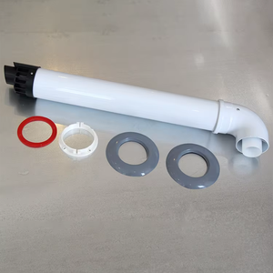 Tubo di Scarico Orizzontale in Alluminio per Sistema di Riscaldamento Domestico - Product Image 2