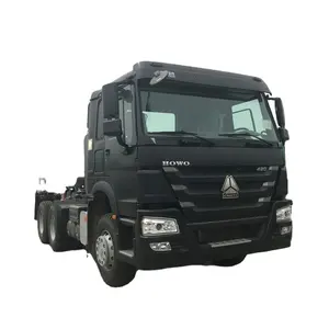 cheap heavy duty sinotruk used howo tractor truck 6x4 371hp 375hp 420hp trailer head truck for sale