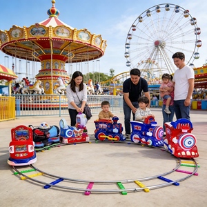 <span class=keywords><strong>Train</strong></span> <span class=keywords><strong>électrique</strong></span> tout temps pour extérieur <span class=keywords><strong>avec</strong></span> <span class=keywords><strong>télécommande</strong></span> pour les opérations de manèges de parc et de fête foraine - Product Image 1