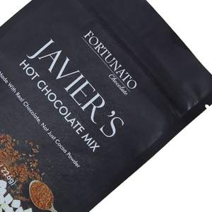 Bolsa de comida con cremallera de pie de fondo plano, bolsa de comida para perros personalizada, bolsa de cosméticos con cierre de cremallera - Product Image 4