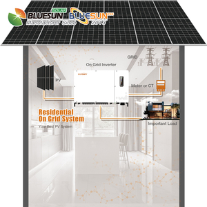 Système d'énergie solaire le plus efficace de 100 kW, 125 kW, 250 kW, système solaire connecté au réseau pour usage domestique, système de panneaux solaires - Product Image 1